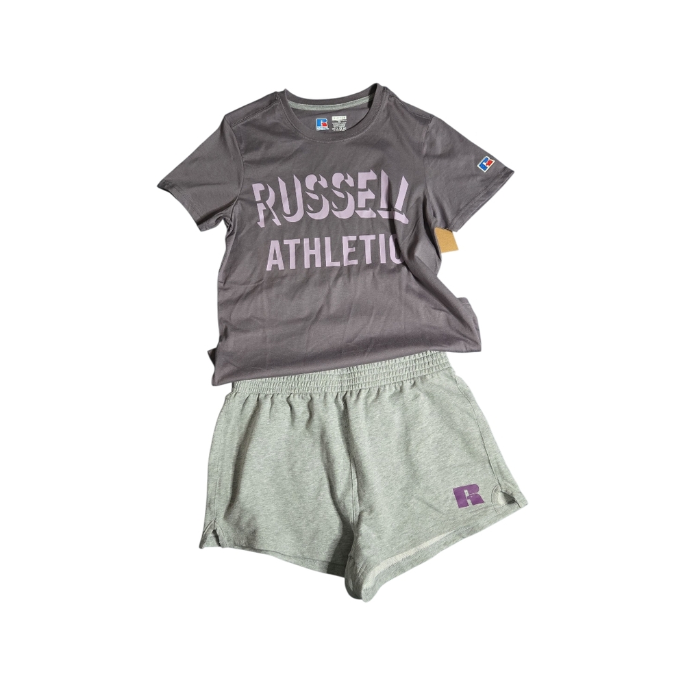 Russell Athletic Gray and Lavender Activewear Set
